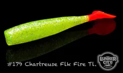 Lunker City Salt Shaker 3,25 Inch -Berkley Shop 179 Chartreuse Flake Fire Tail Shaker 2000x.jpg
