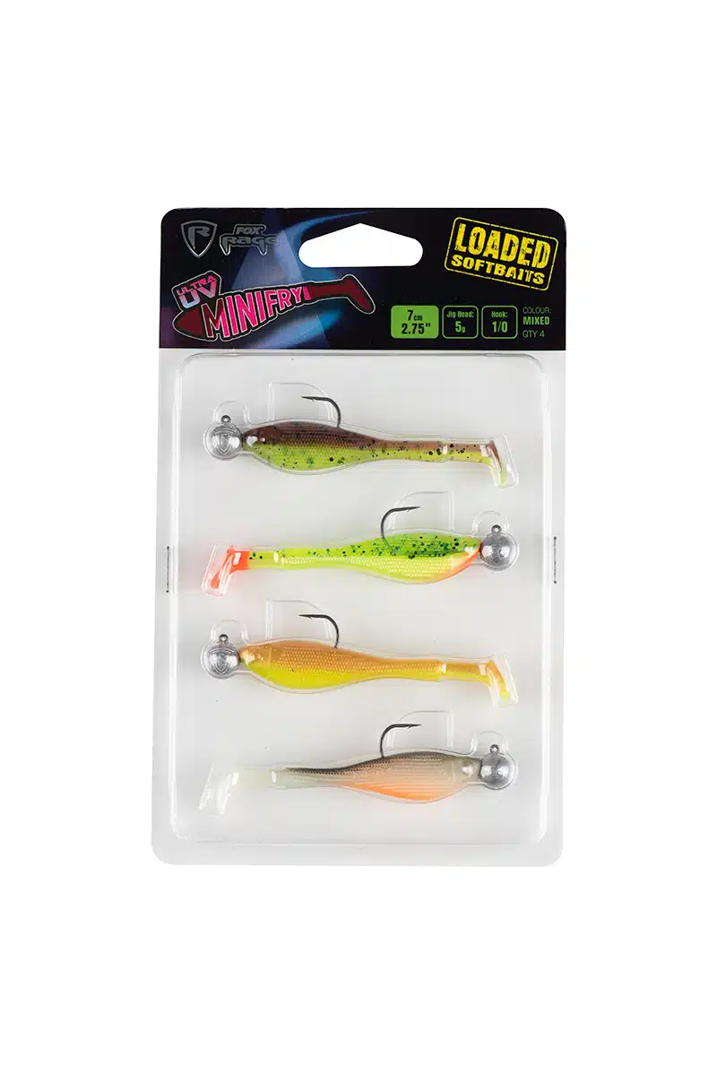 Fox Rage Mini Fry Loaded UV Mixed Coulour Pack 7cm 5gr 1 Fox Rage Mini Fry Loaded UV Mixed Coulour Pack 7cm 5gr