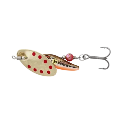 Savage Gear Sticklebait Spinner 11 Savage Gear Sticklebait Spinner -Berkley Shop Savage Gear 3D Sticklebait Spinner Sinking Minnow Gold Red