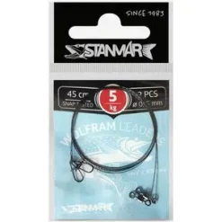 Stanmar Stan Mar Wolfram Tungsten Leaders 10 Stanmar Stan Mar Wolfram Tungsten Leaders -Berkley Shop Stanmar Wolfram Leaders 45cm 5kg 2 stuks.jpg