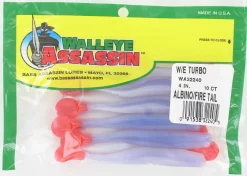Bass Assassin / Walleye Assassin 4-inch Sea Shads -Berkley Shop albino fire tail scaled.jpg