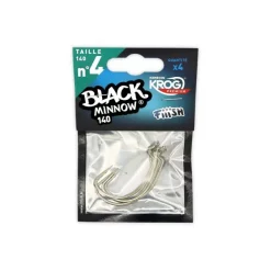 Fiiish Black Minnow 140 Krog Premium VMC Haak